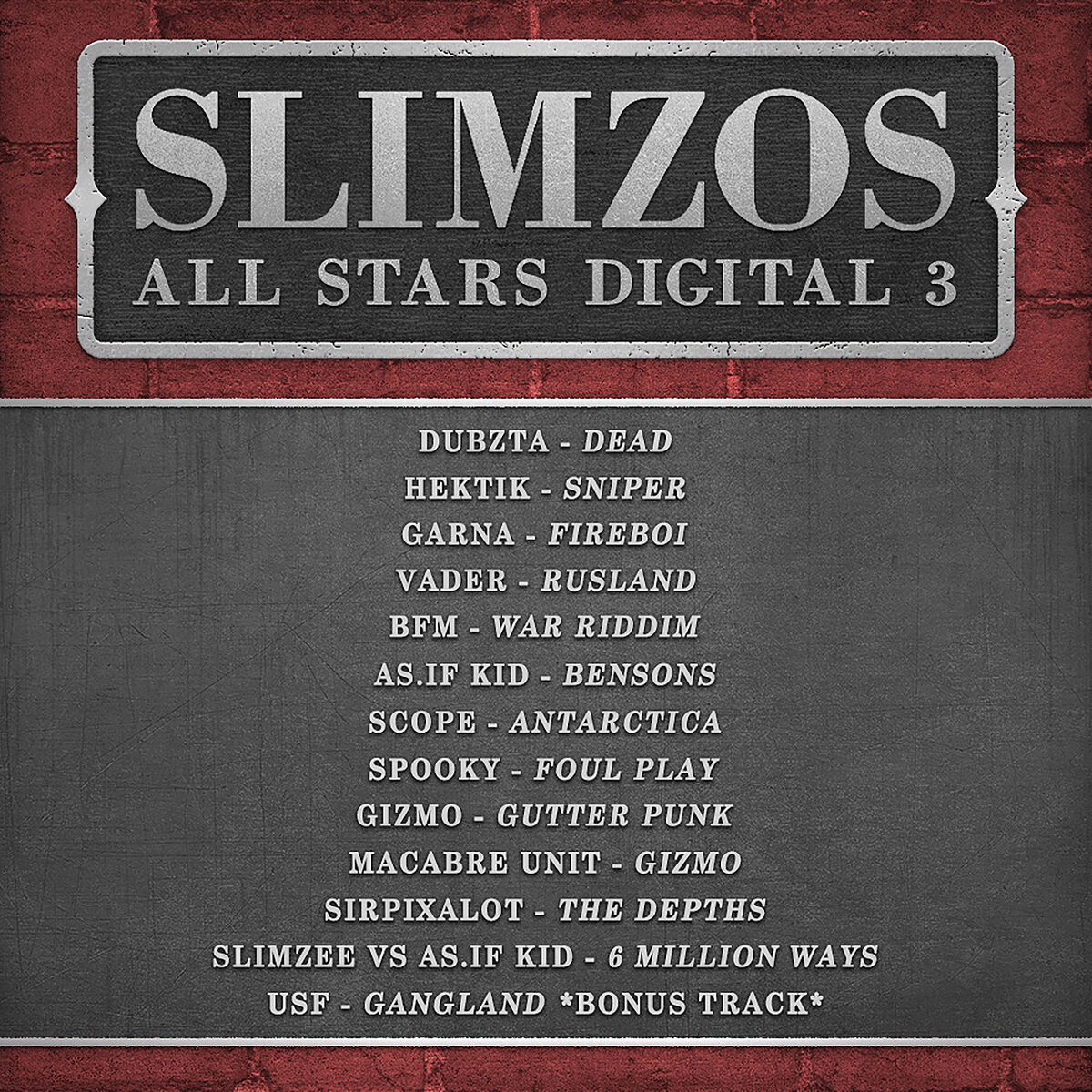 Album cover of Slimzos All Stars Digital 003
