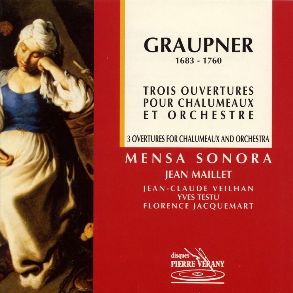 Picture of Graupner : Trois ouvertures pour chalumeaux & orchestre