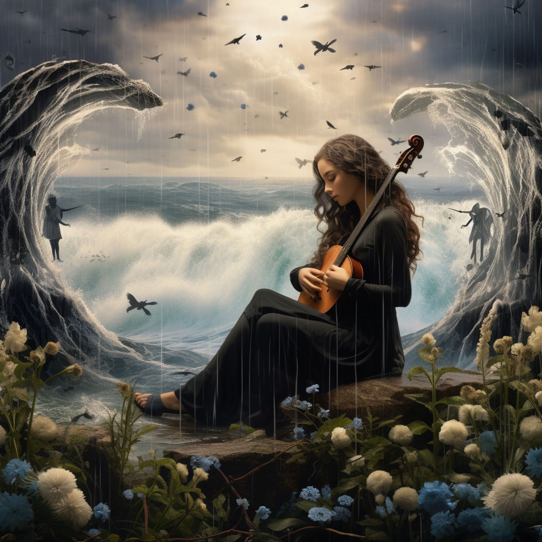 Album cover of Harmonious Rainfall: Meditation in Music