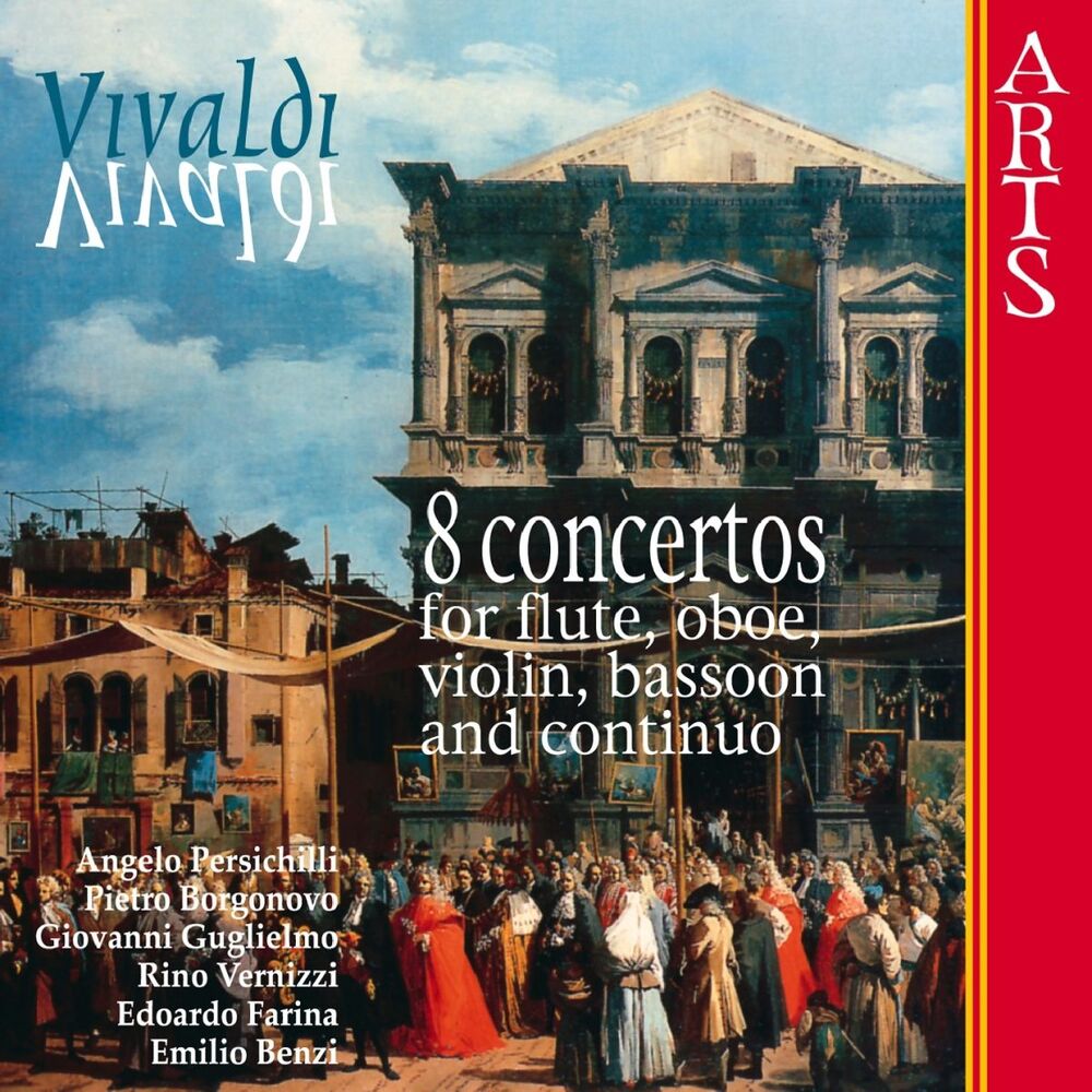 Picture of Vivaldi: 8 Concertos for Flute, Oboe, Violin, Bassoon & Continuo
