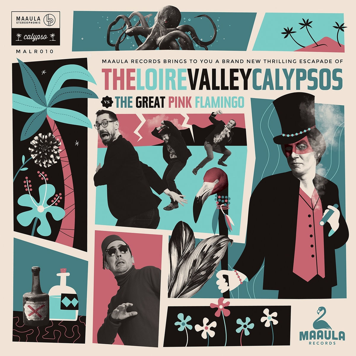Album cover of The Loire Valley Calypsos Vs the Great Pink Flamingo