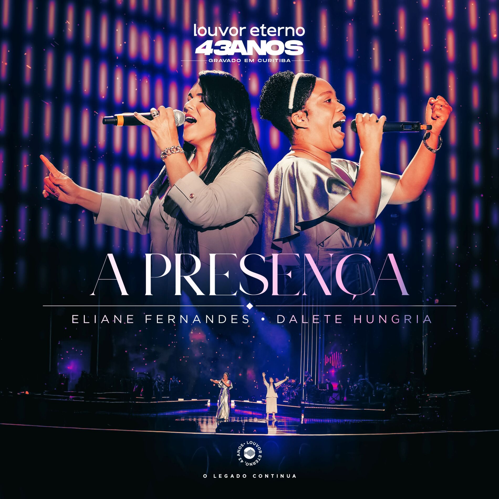 Album cover of A Presença (43 Anos Louvor Eterno) (Ao Vivo, Curitiba, Teatro Positivo, 2025)
