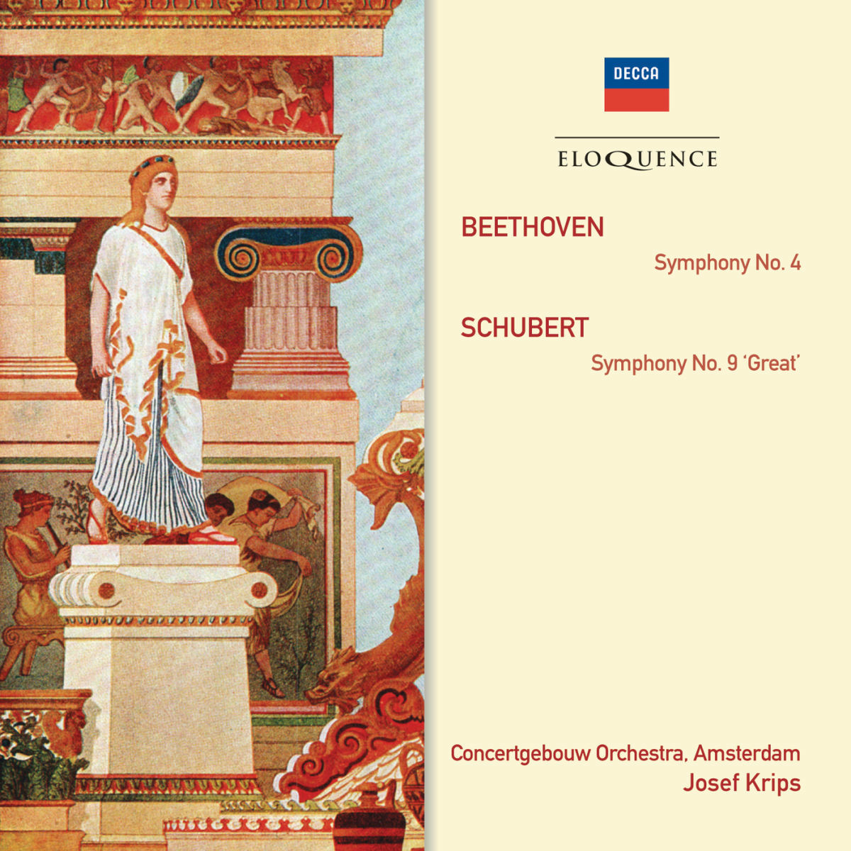 Album cover of Beethoven: Symphony No.4; Schubert: Symphony No.9 - 