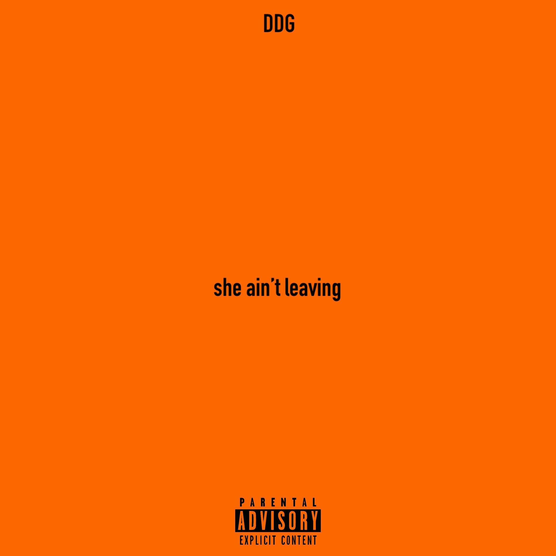 Album cover of she ain't leaving
