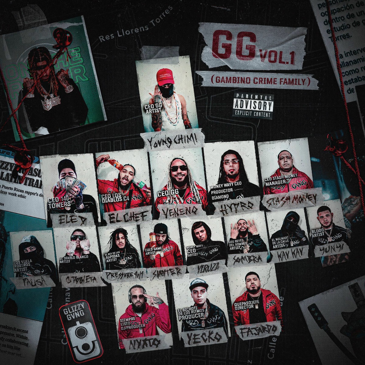 Luciano Crime Family 極上 G-RAP G-FUNK GG, VOL. 1 (GAMBINO CRIME FAMILY) - Glizzy Gvng | Deezer