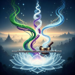 Cover of Energy Alignment, Flute & Bowl Sound Bath by undefined