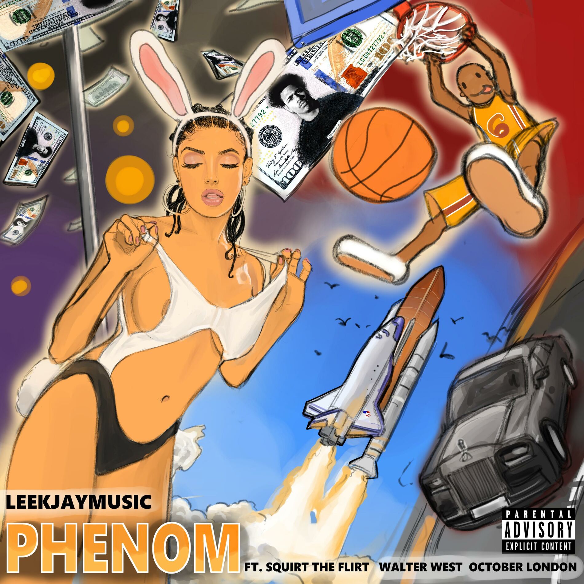 Album cover of Phenom (feat. Squirt the Flirt, Walter West & October London)