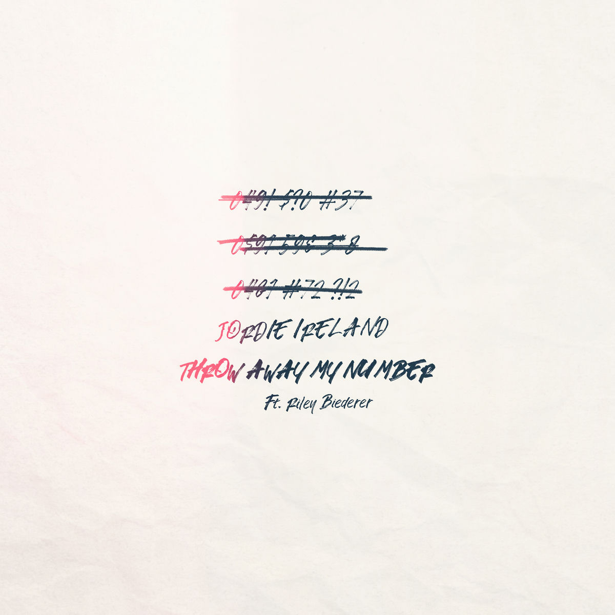 Album cover of Throw Away My Number