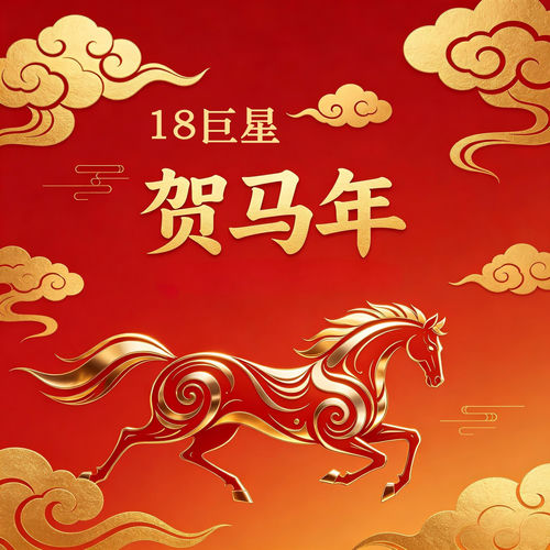 18巨星贺马年