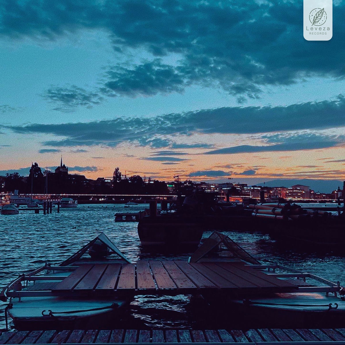 Album cover of city in blue