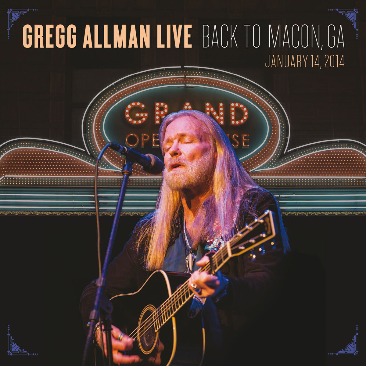 Album cover of Gregg Allman Live: Back To Macon, GA