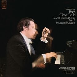 Cover of Bach: The Well-Tempered Clavier, Book II, Preludes & Fugues Nos. 1-8, BWV 870-877 (Gould Remastered)