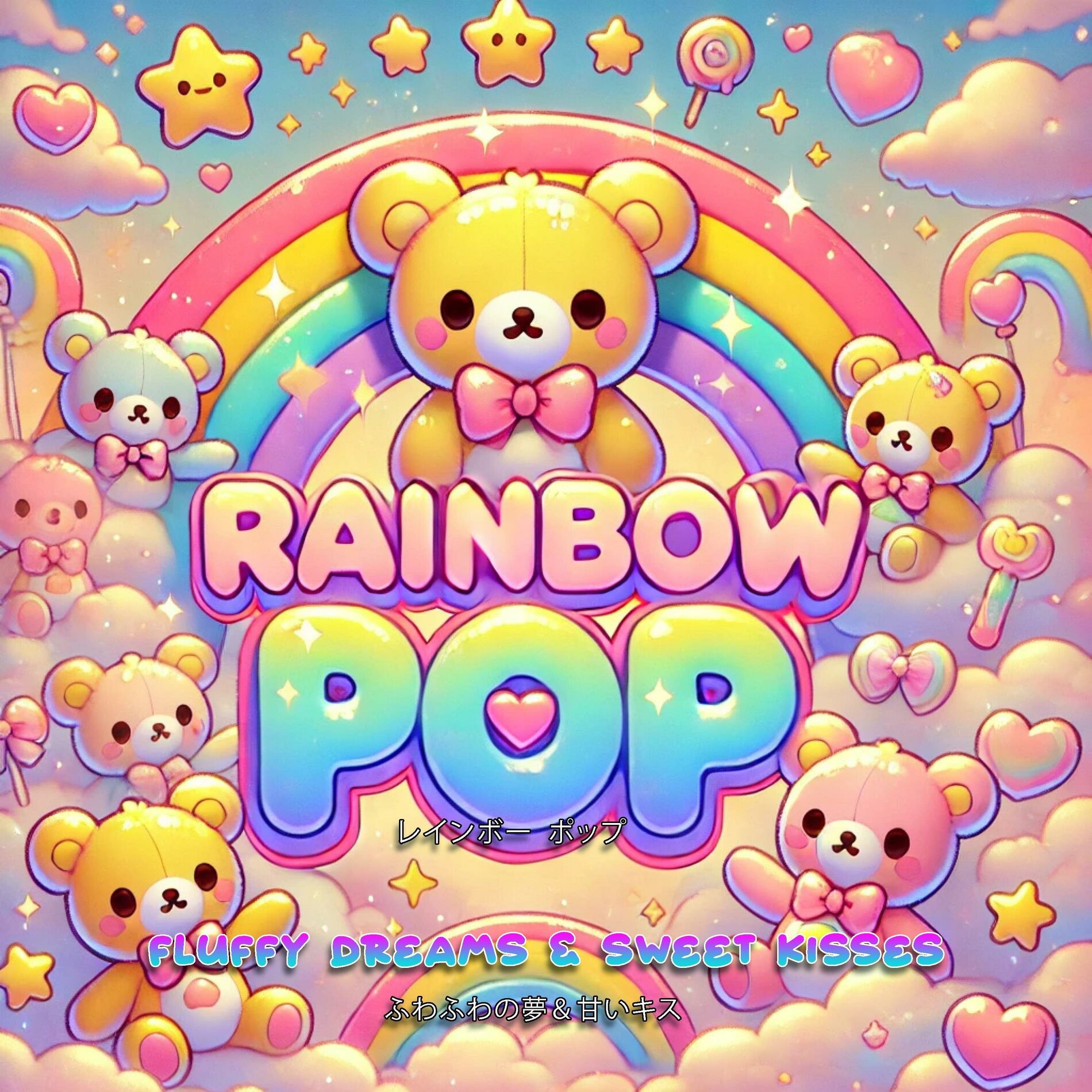 Album cover of Rainbow Pop (Fluffy Dreams & Sweet Kisses  ふわふわの夢＆甘いキス)