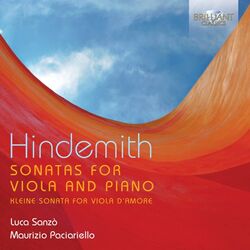Cover of Hindemith: Sonatas for Viola and Piano