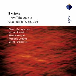Cover of Brahms: Horn Trio, Op. 40 & Clarinet Trio, Op. 114
