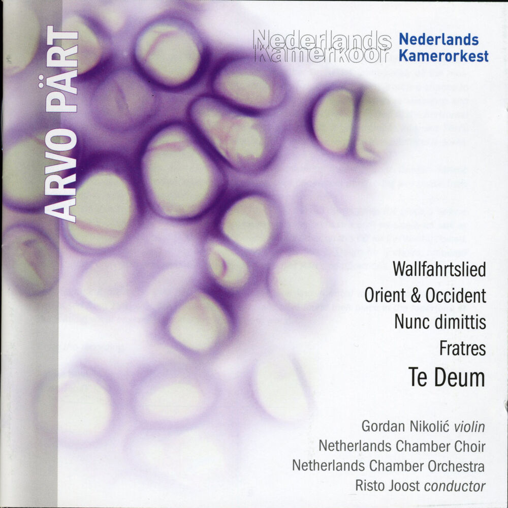 Picture of Pärt: Te Deum, Fratres, Wallfahrtslied