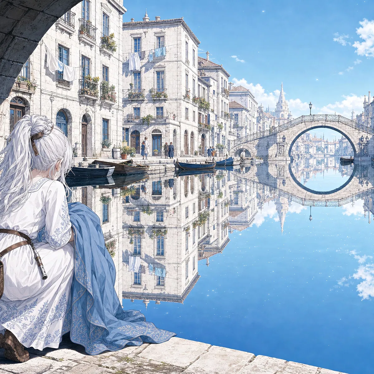 The Blue Canal Town - The Other City in the Water Mirror, Laila's Fantasia Road