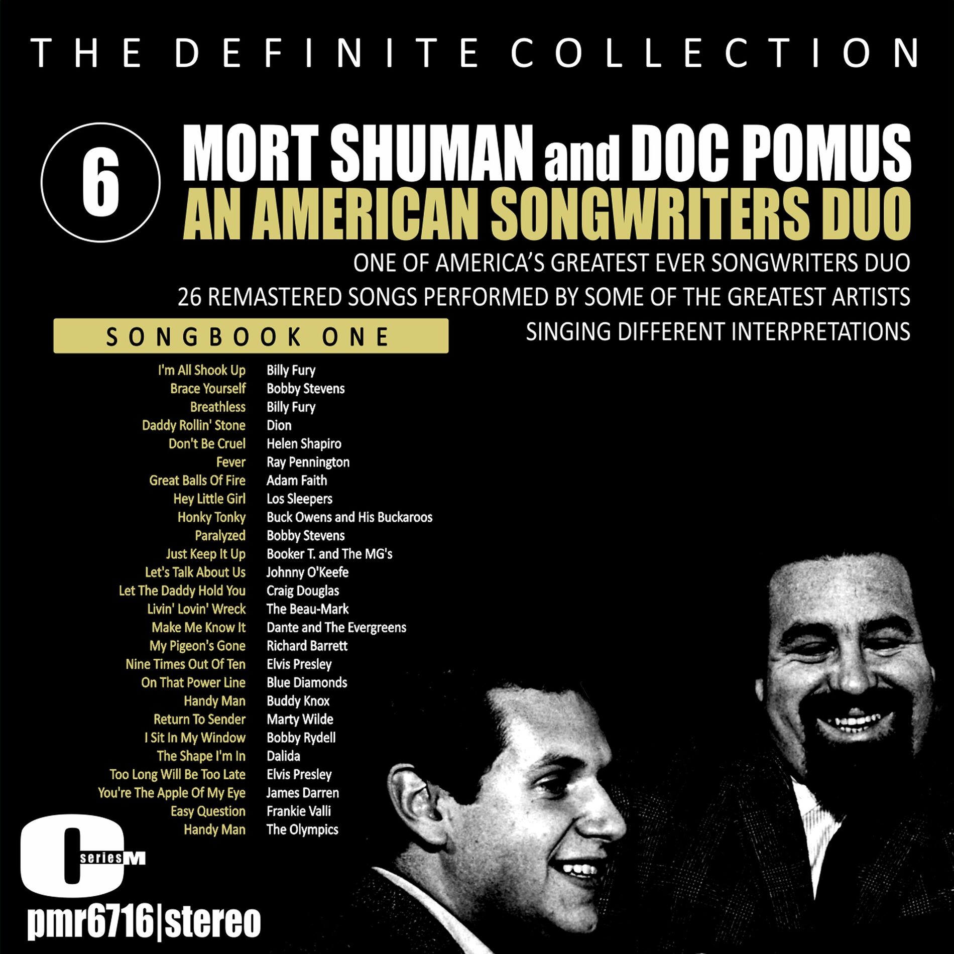 Album cover of Mort Shuman & Doc Pomus; An American Songwriters Duo, Volume 6