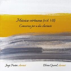 Cover of Música virtuosa (vol. VII): Converses per a dos clarinets