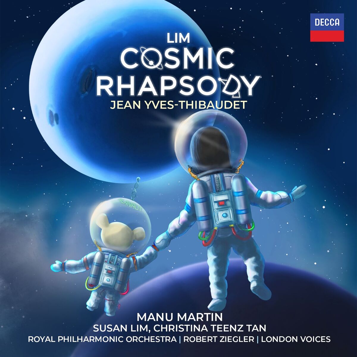 Album cover of Manu Martin: Lim Cosmic Rhapsody for Piano and Orchestra, Act VII: IV. Transition to Cosmic Bods