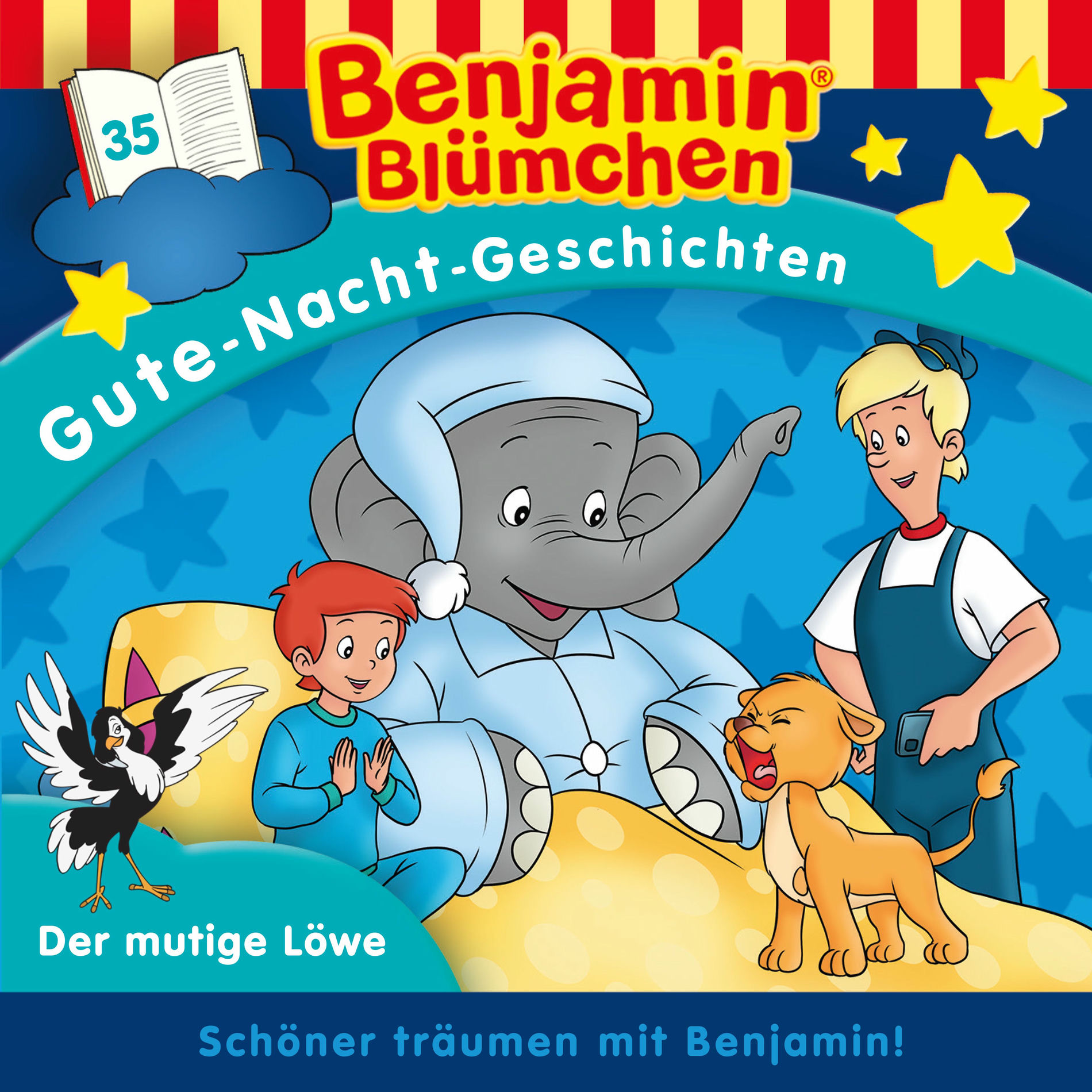 Album cover of Gute-Nacht-Geschichten - Folge 35: Der mutige Löwe
