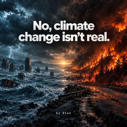 No, Climate Change Isn't Real.