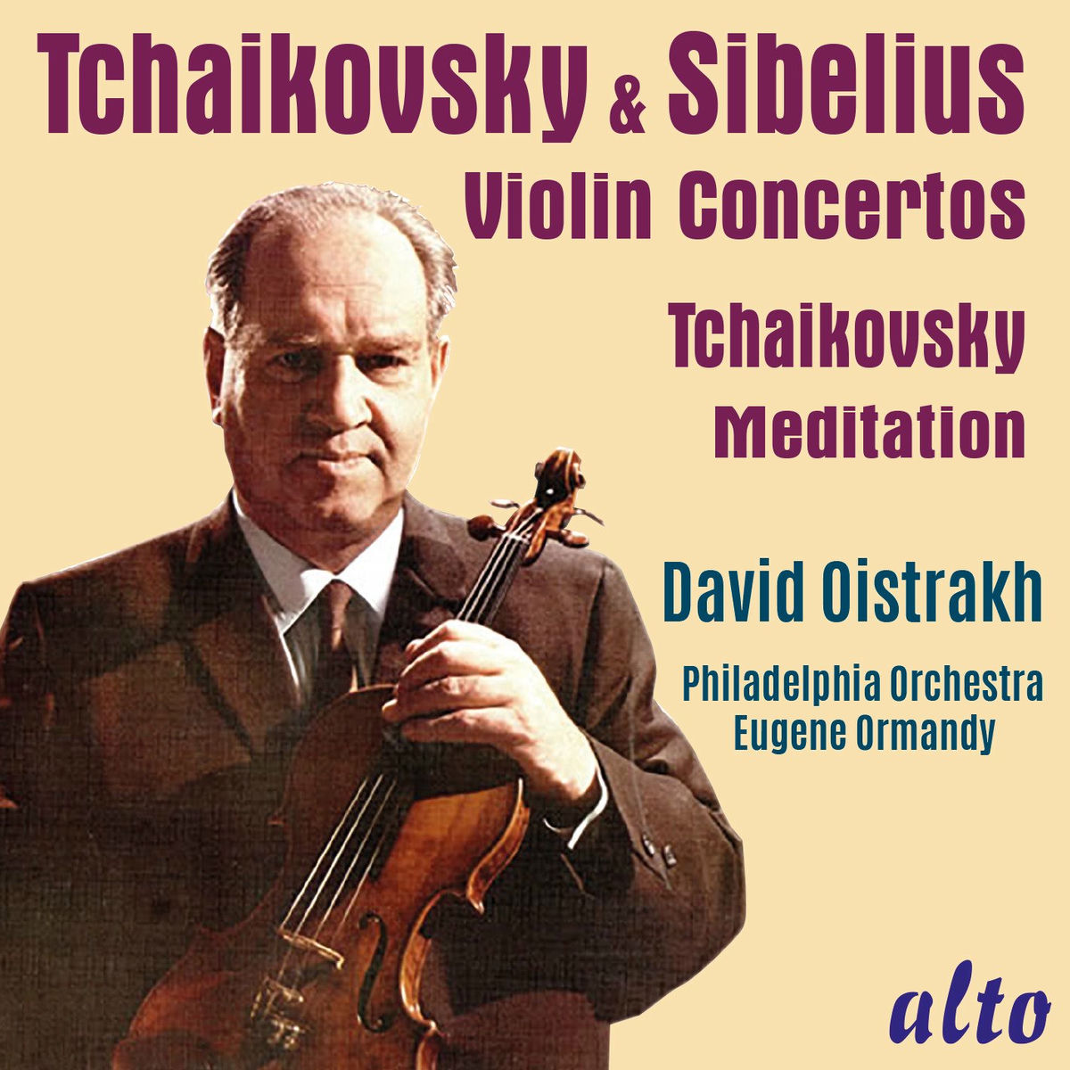 Album cover of Tchaikovsky & Sibelius Violin Concertos