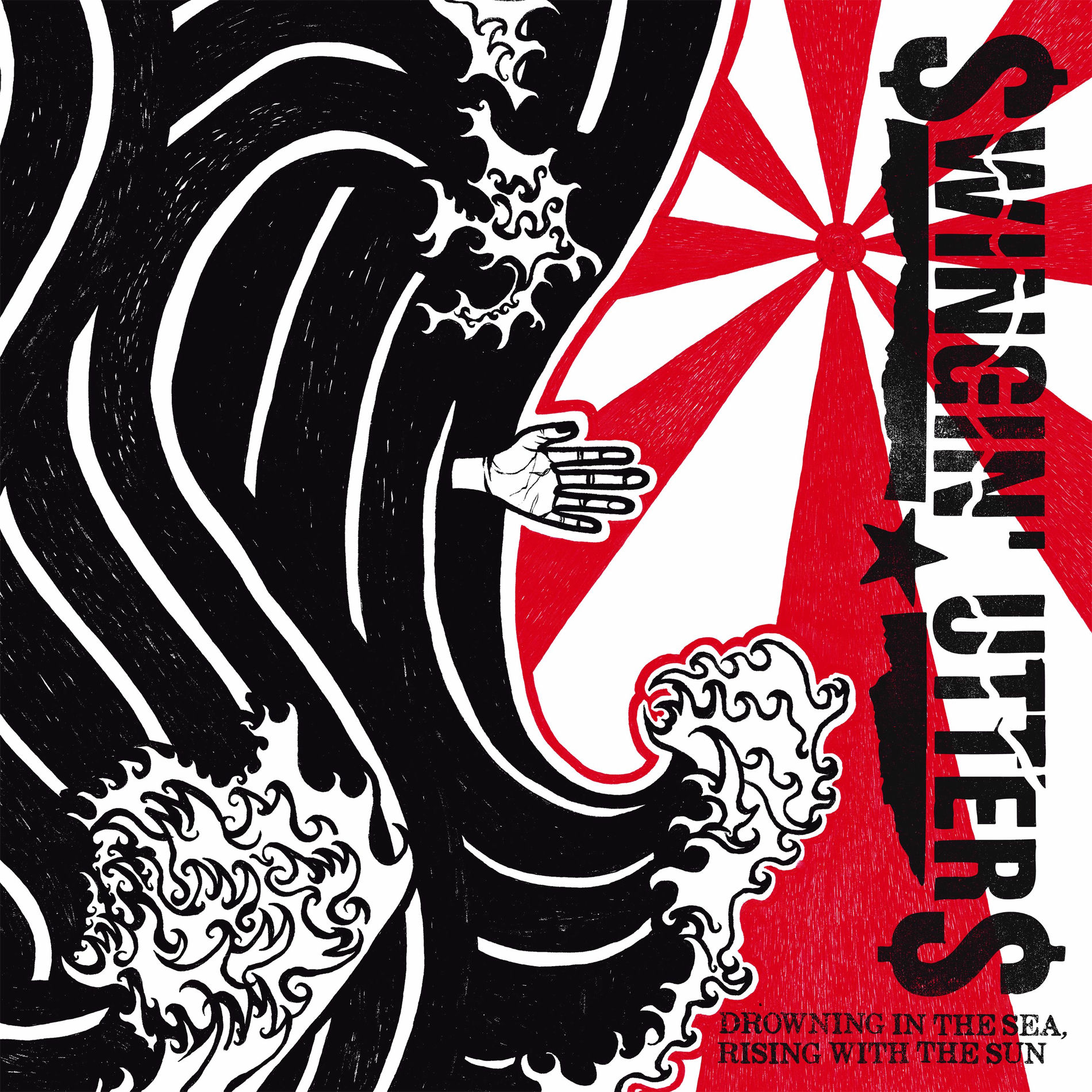 Album cover of Drowning in the Sea, Rising with the Sun