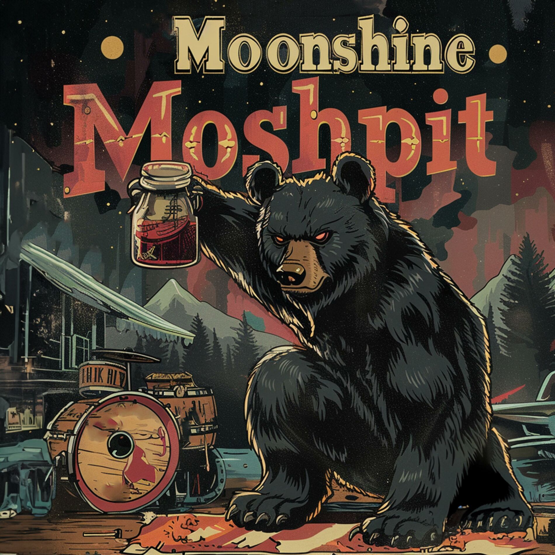 Album cover of Moonshine Moshpit