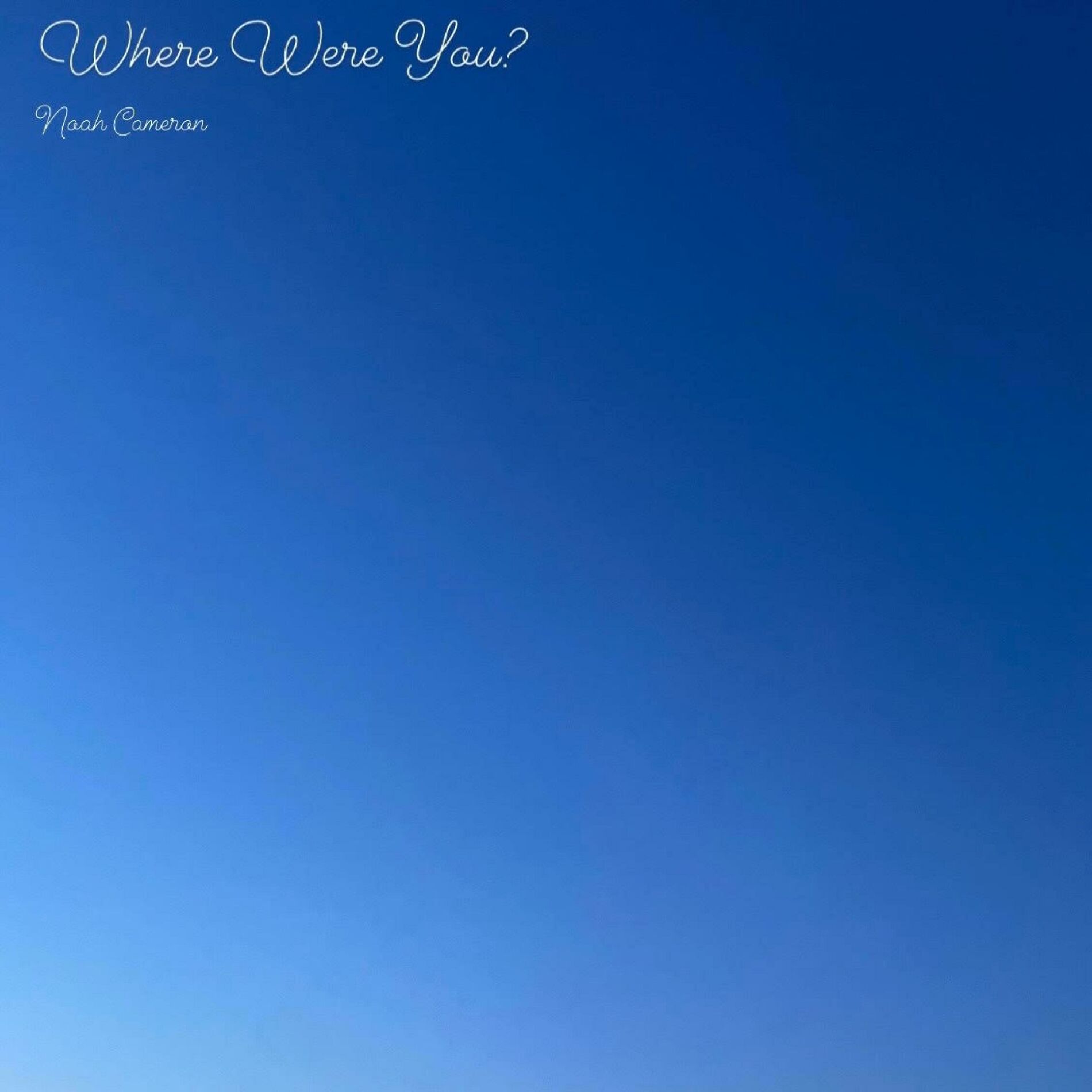 Album cover of Where Were You?