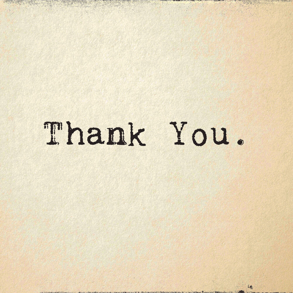 Picture of Thank You.