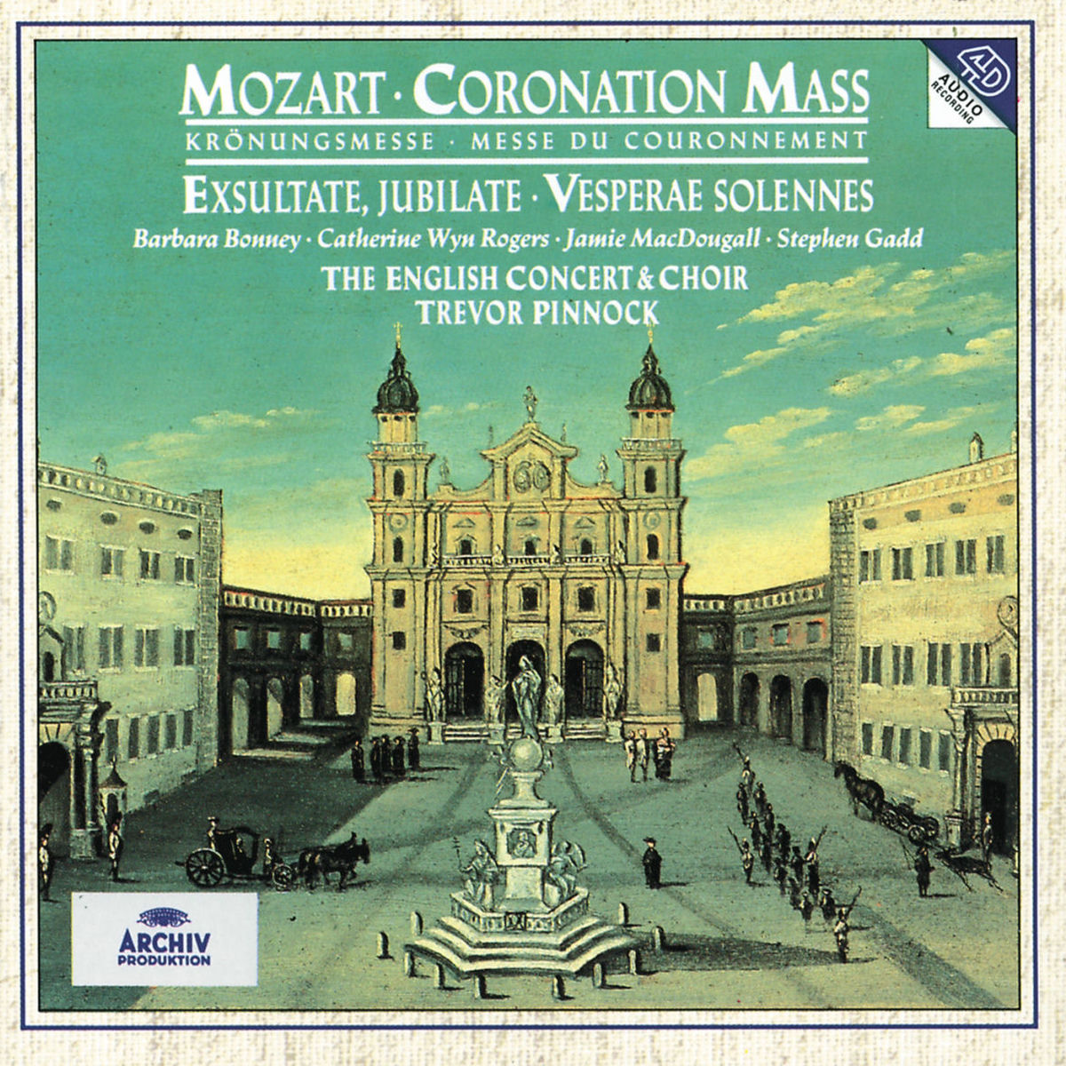 Album cover of Mozart: Coronation Mass ; Exsultate, jubilate; Vesperae Solennes