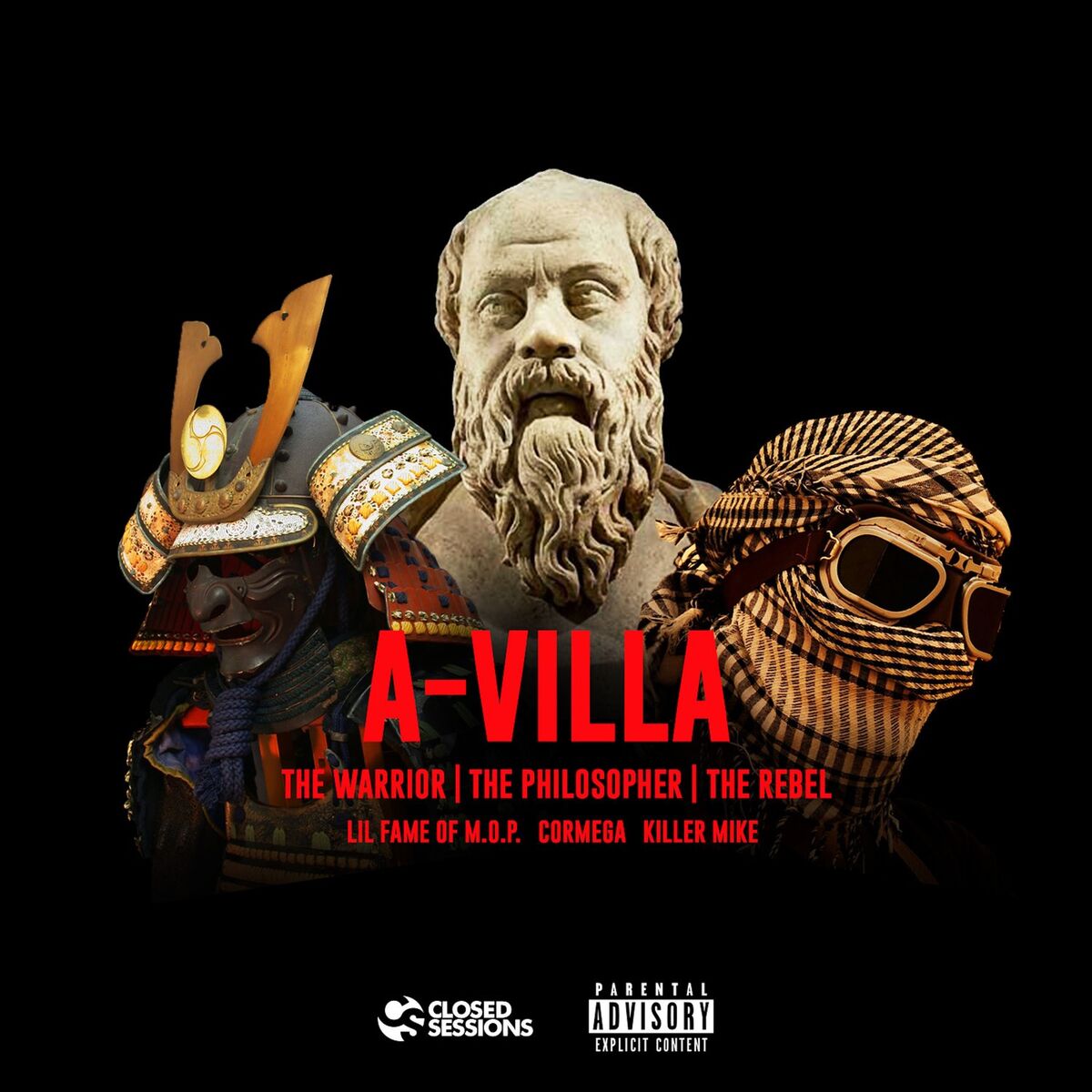 Album cover of The Warrior, The Philosopher, The Rebel