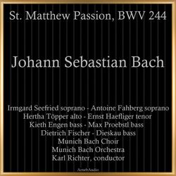 Cover of Johann Sebastian Bach: St. Matthew Passion , BWV 244