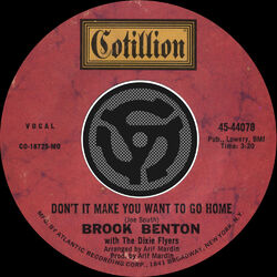 Cover of Don't It Make You Want To Go Home / I've Gotta Be Me [Digital 45]