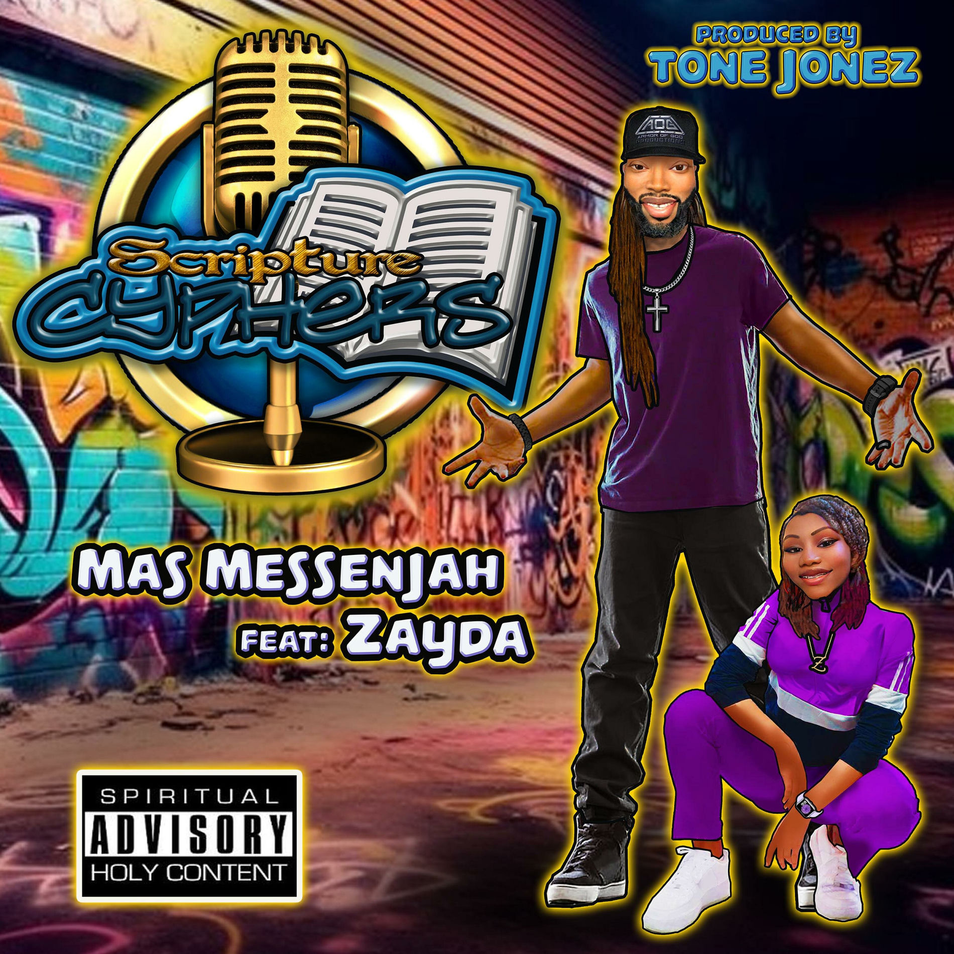 Album cover of Scripture Cyphers (feat. Zayda)