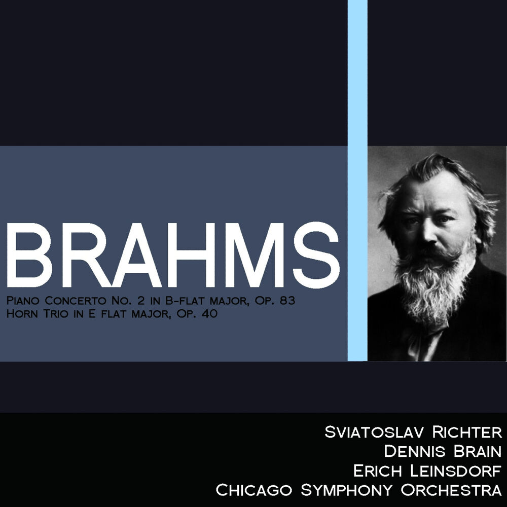 Picture of Brahms: Piano Concerto No. 2 in B-Flat Major, Op. 83 - Horn Trio in E-Flat Major, Op. 40