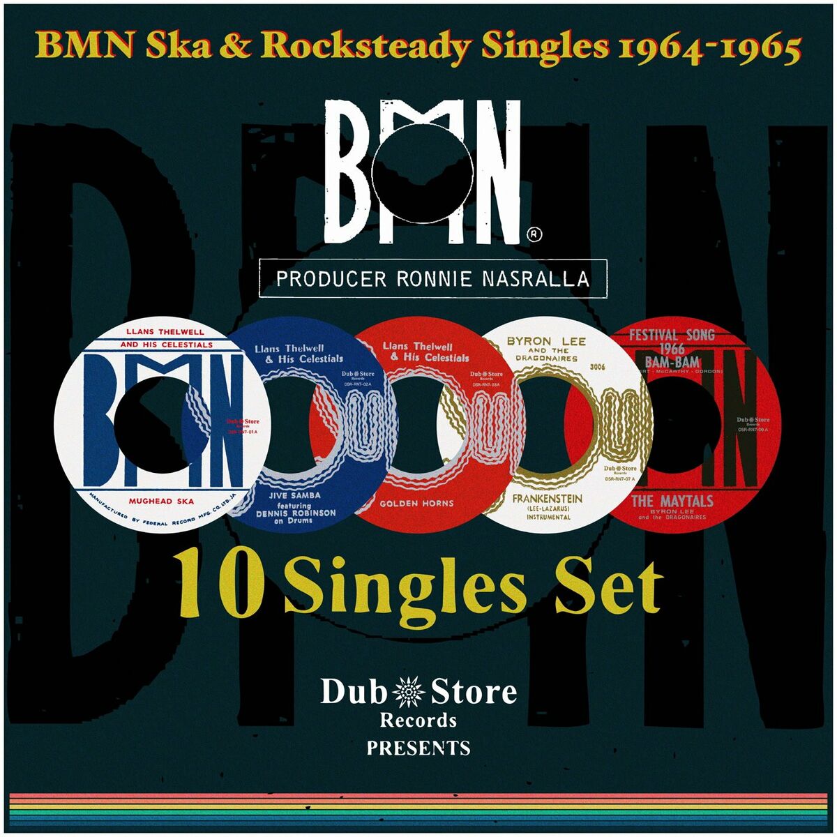 Album cover of BMN Ska & Rocksteady Singles 1964-1965 - 10 Singles Set