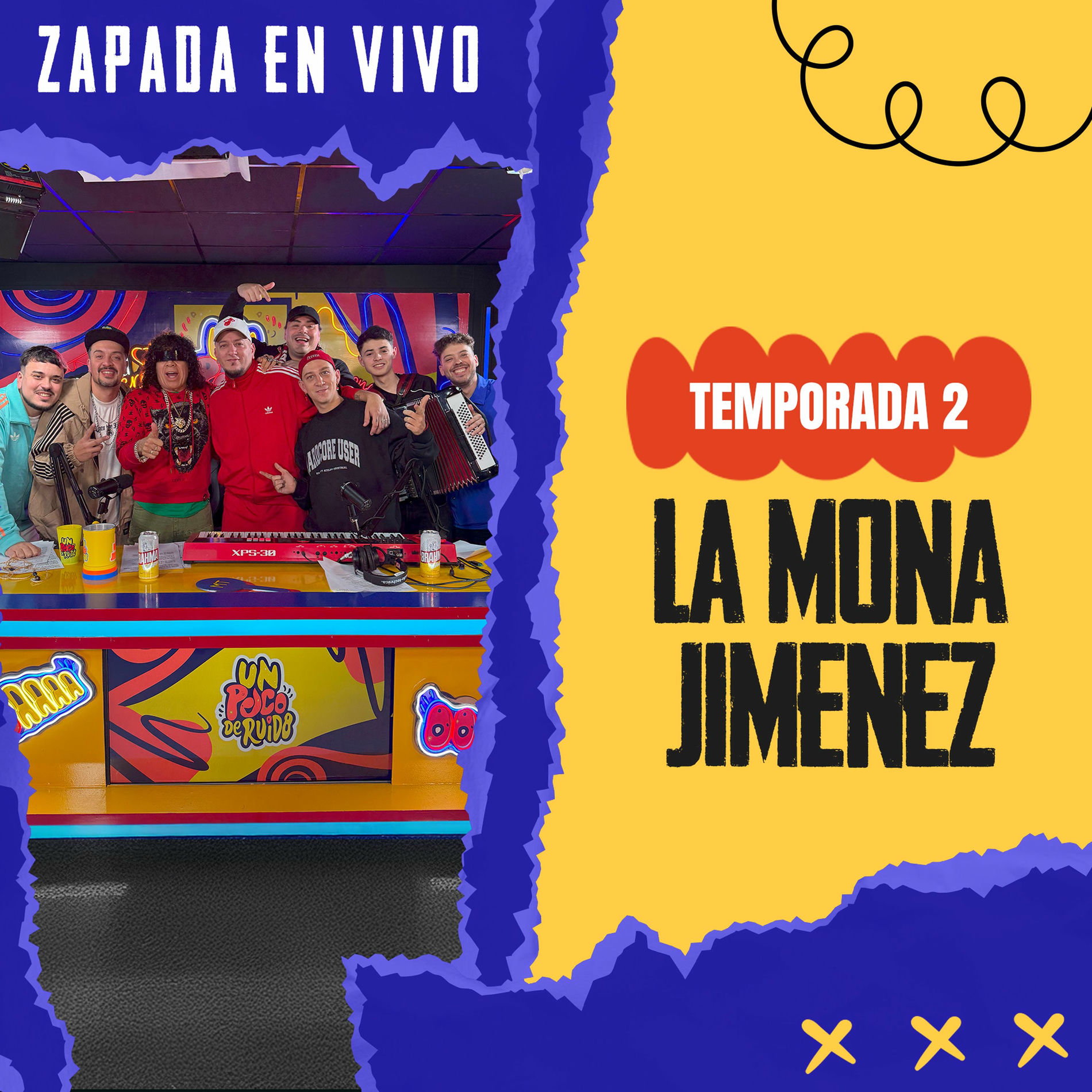 Album cover of LA MONA JIMÉNEZ / Zapada EN VIVO en UN POCO DE RUIDO !