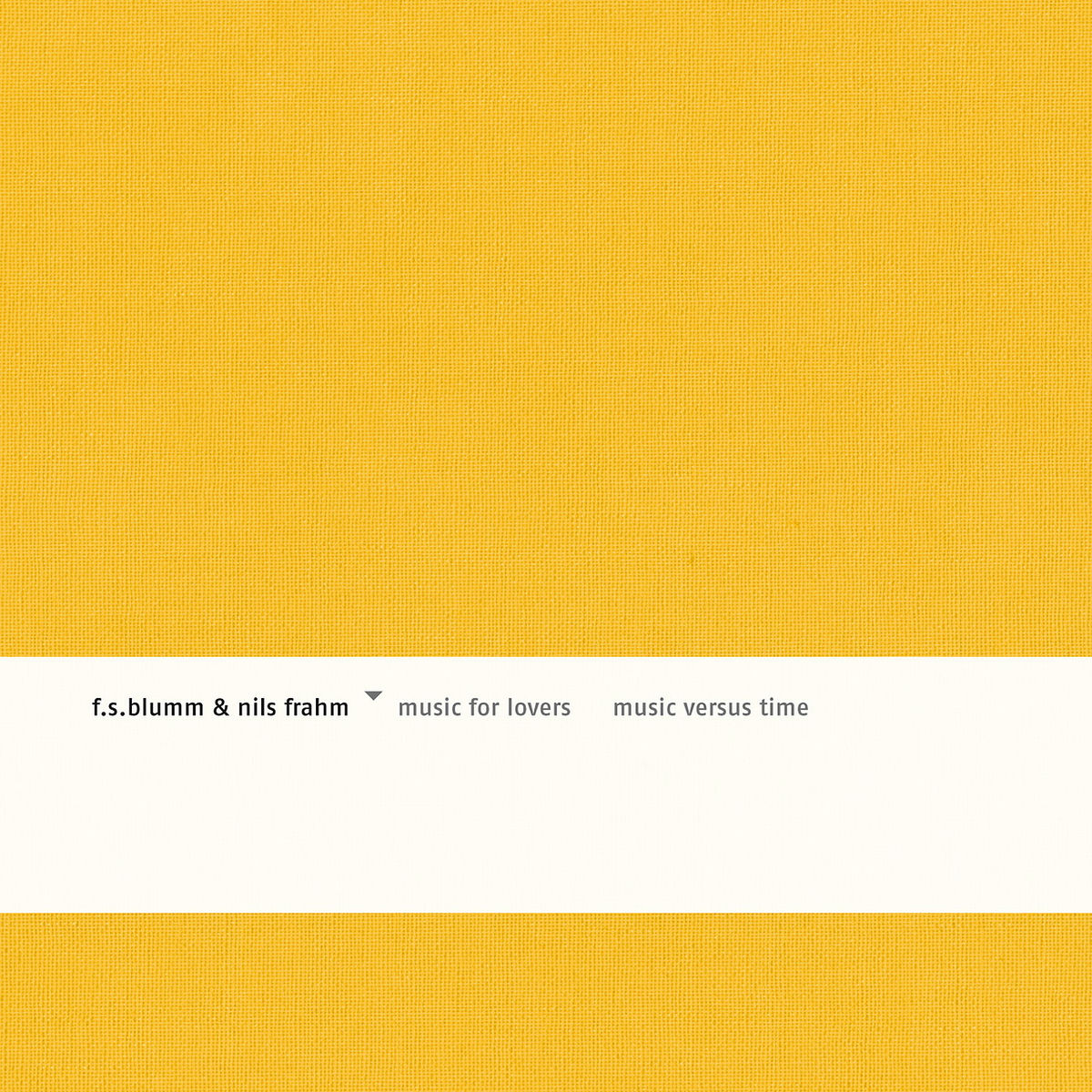 Album cover of Music For Lovers, Music Versus Time