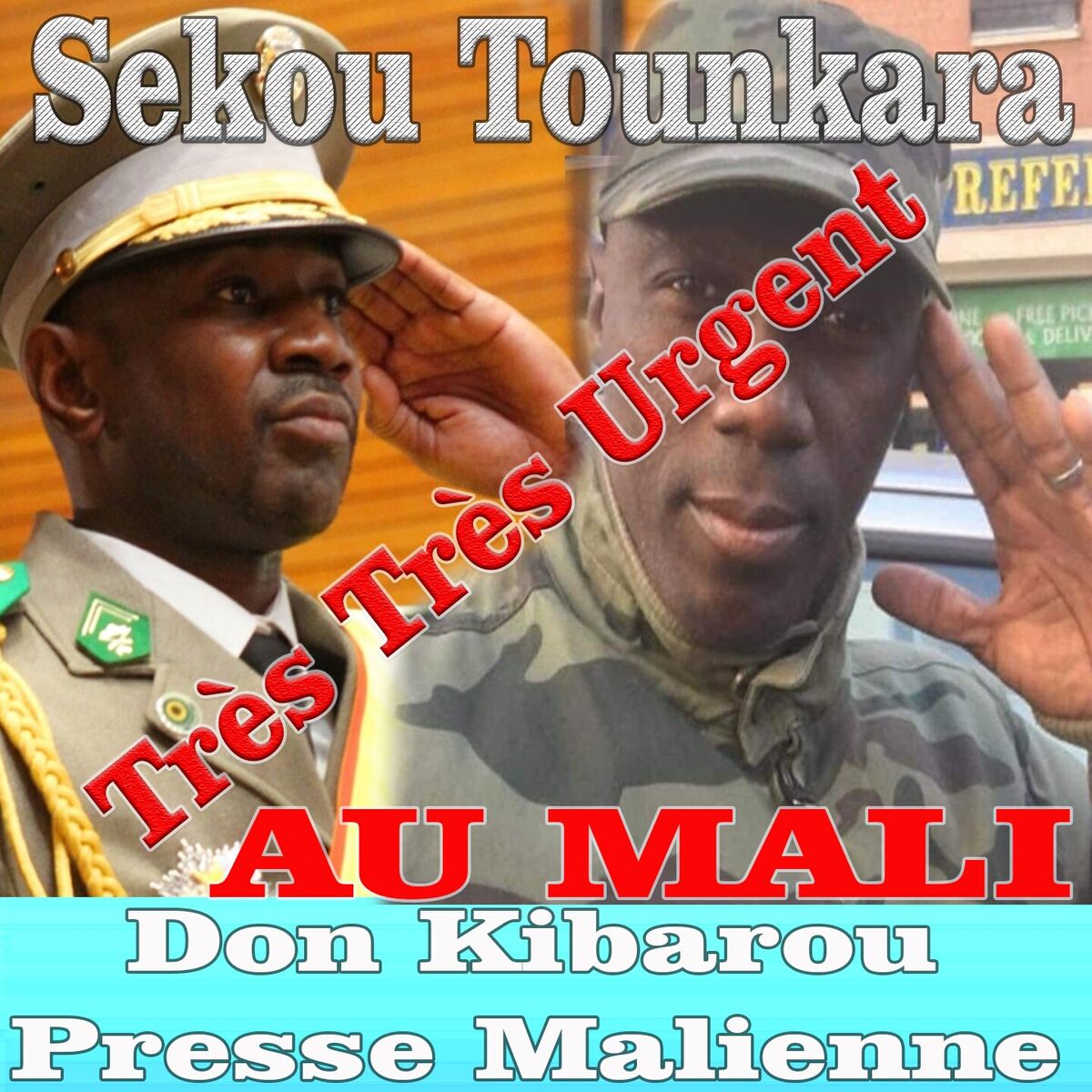 Album cover of Sekou Tounkara Très Très Urgent Au Mali Don Kibarou Presse Malienne