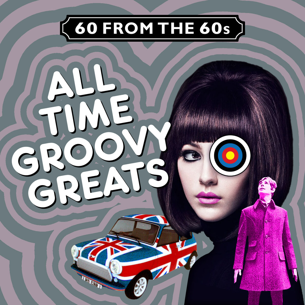 Album cover of 60 from the 60s - All Time Groovy Greats