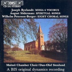 Cover of Ryelandt: Mass / Peterson-Berger: 8 Choral Songs