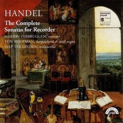 Cover of Handel: The Complete Sonatas for Recorder