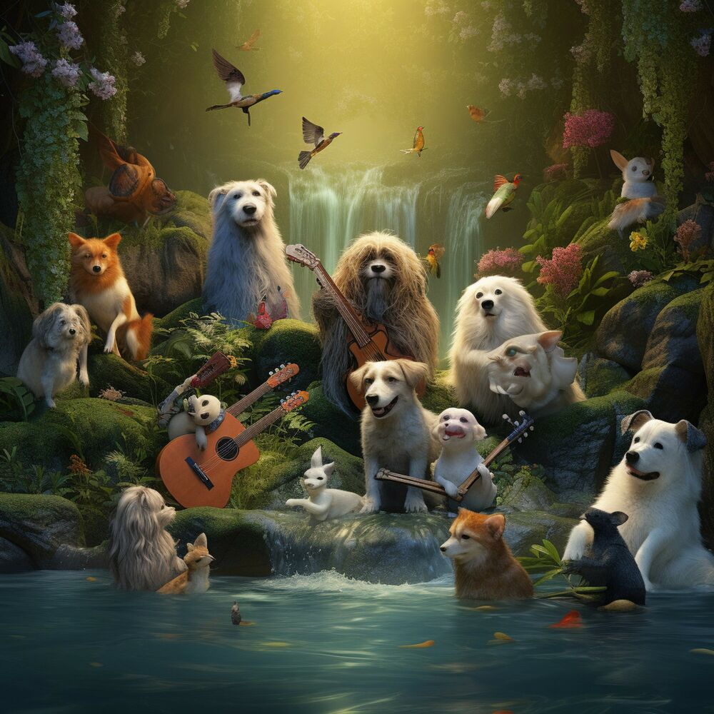 Picture of Stream Frolic: Pets Soothing Tones