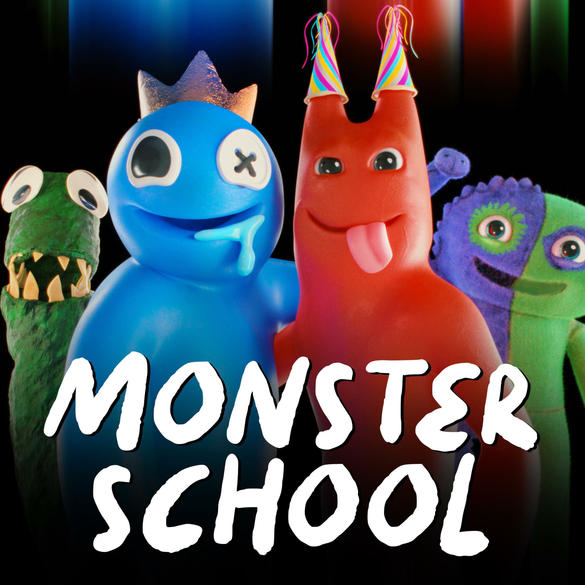 Monster School (Rainbow Friends x Garten of Banban) - Horror Skunx