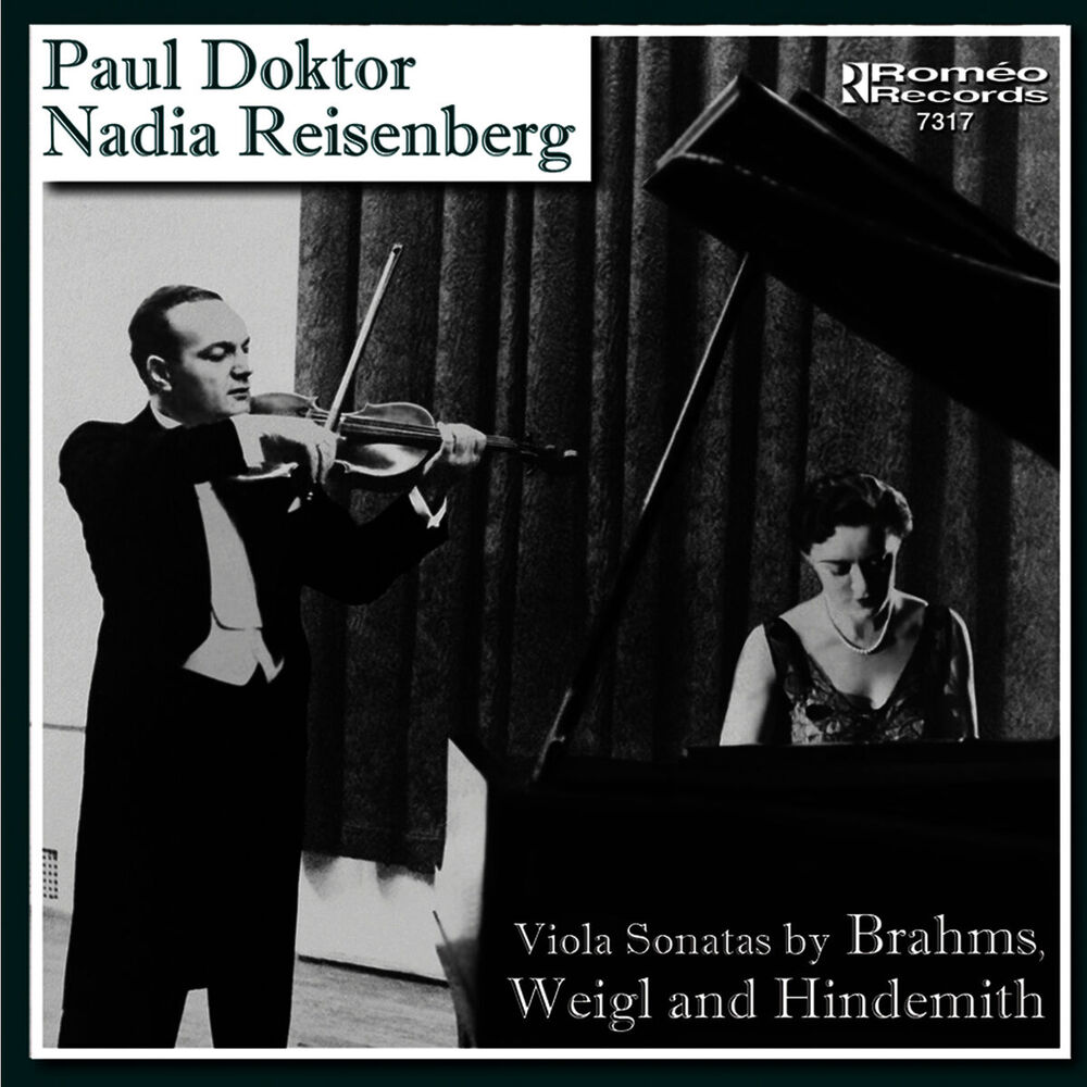 Picture of Viola Sonatas by Brahms, Weigl, and Hindemith