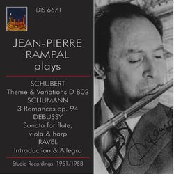 Cover of Jean-Pierre Rampal Plays Schubert, Schumann & Debussy (Studio Recordings 1951, 1955 & 1958)