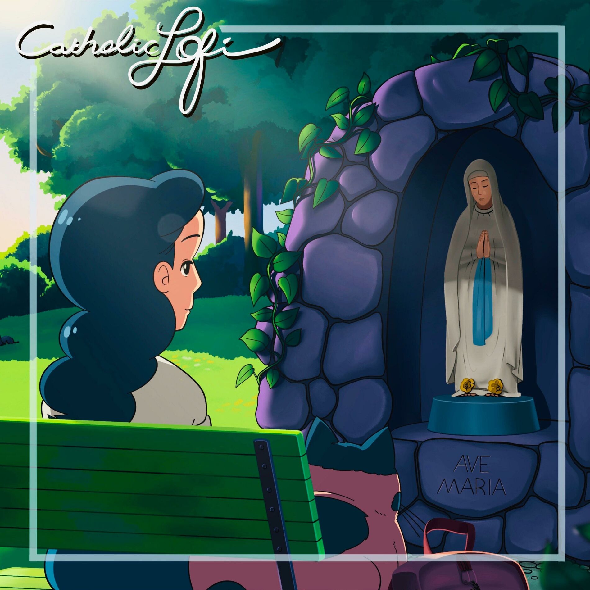 Album cover of the holy rosary (the glorious mysteries)
