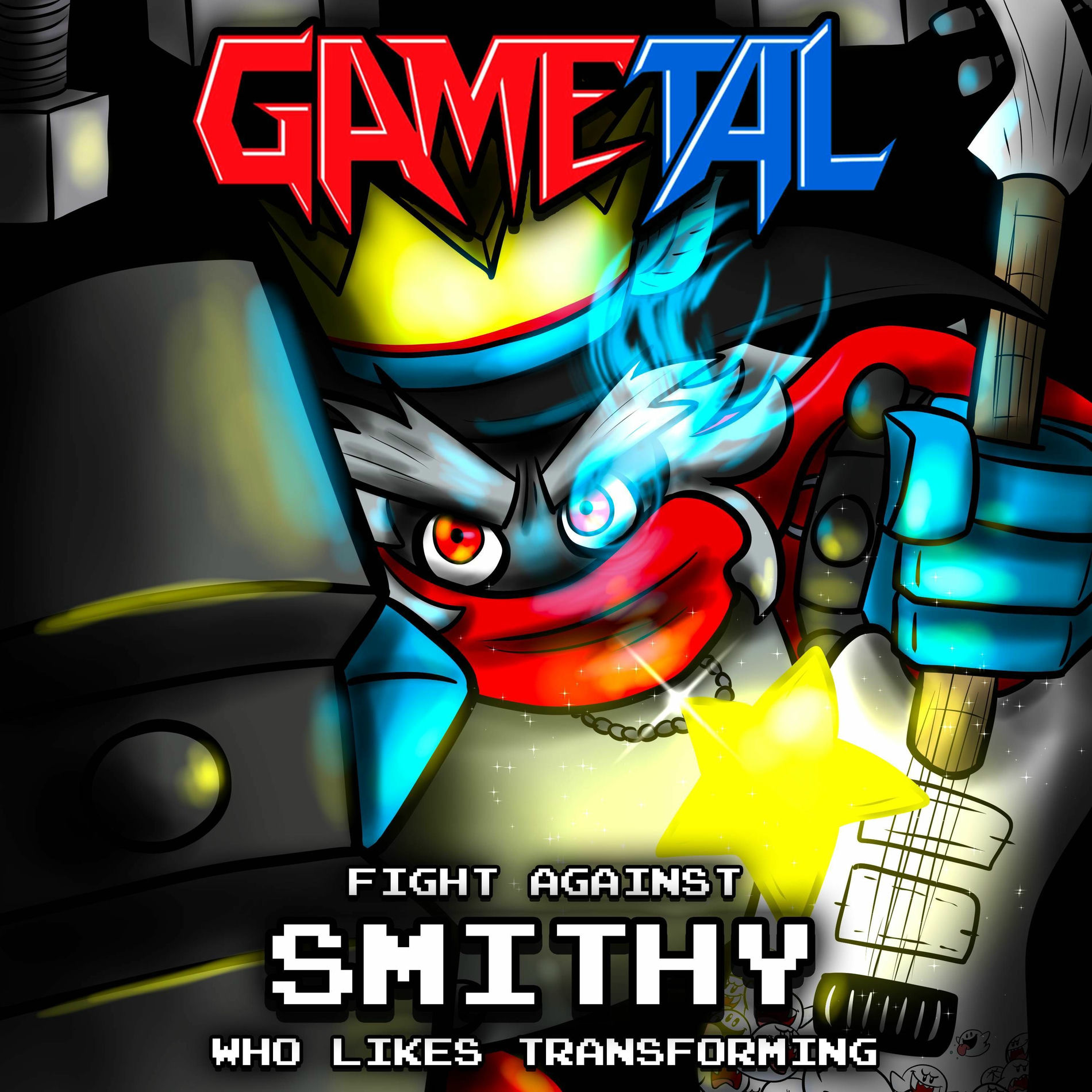 Album cover of Fight Against Smithy, Who Likes Transforming (Super Mario RPG)